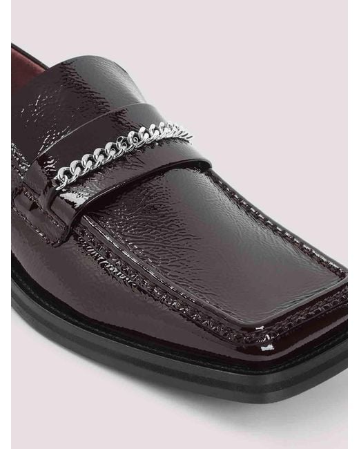 Martine Rose White Martin Rose Fold Back Loafers for men