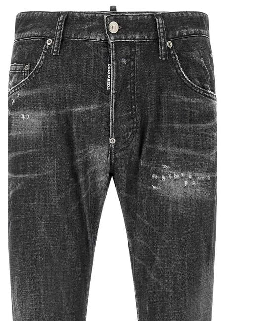 DSquared² Gray Skater Jeans for men