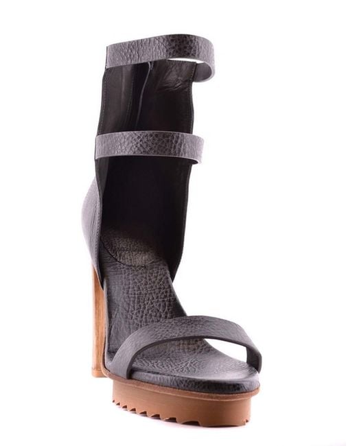 Brunello Cucinelli Black High Heel Sandals