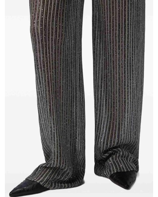 Missoni Gray Strigh-Leg Trousers
