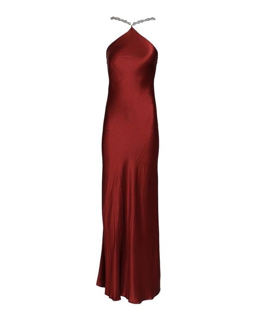 Staud Red Cadence Dress