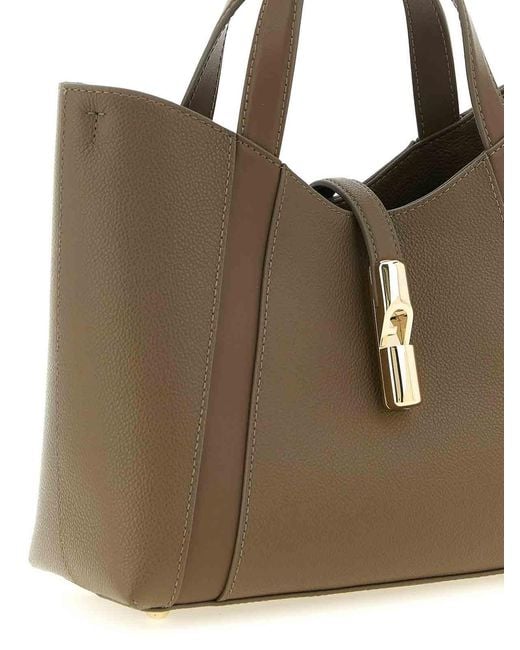 Furla Natural Goccia S' Shopping Bag