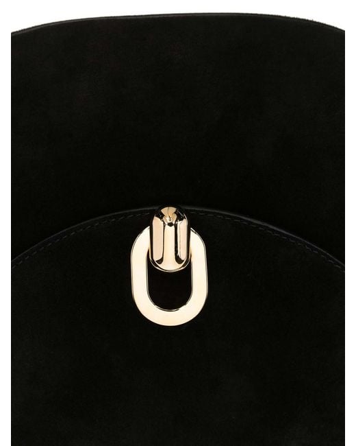 SAVETTE Black Small Tondo Hobo