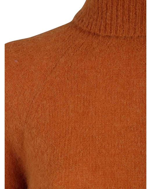 Base London Brown Turtle Neck Sweater