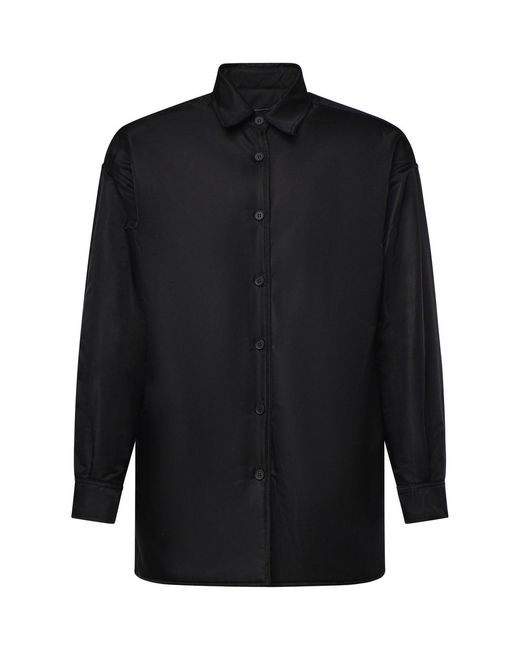 MM6 by Maison Margiela Black Wool Blend Shirt for men