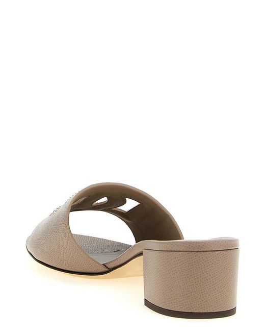 Dolce & Gabbana Natural Mules