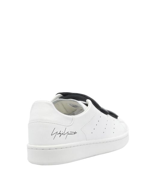Y-3 White Stan Smith Velcro Sneakers for men