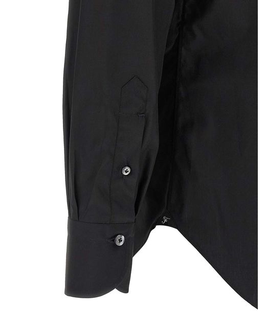 Finamore 1925 Black Napoli Shirt for men