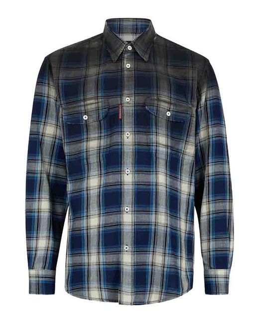 DSquared² Blue Shirt for men