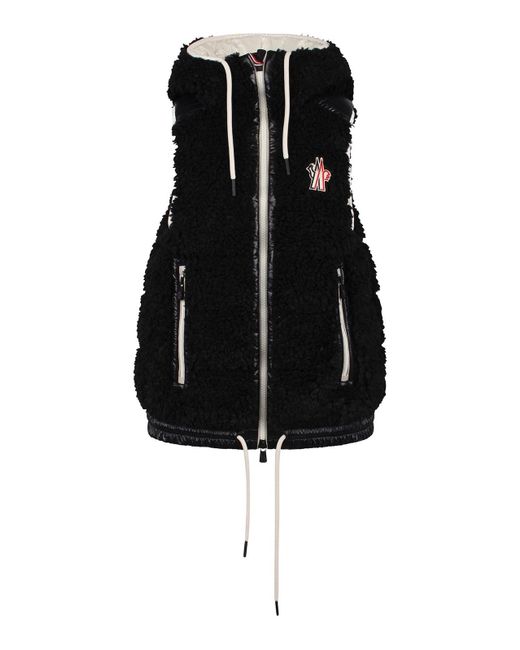 Moncler Black Gilet Imbottito