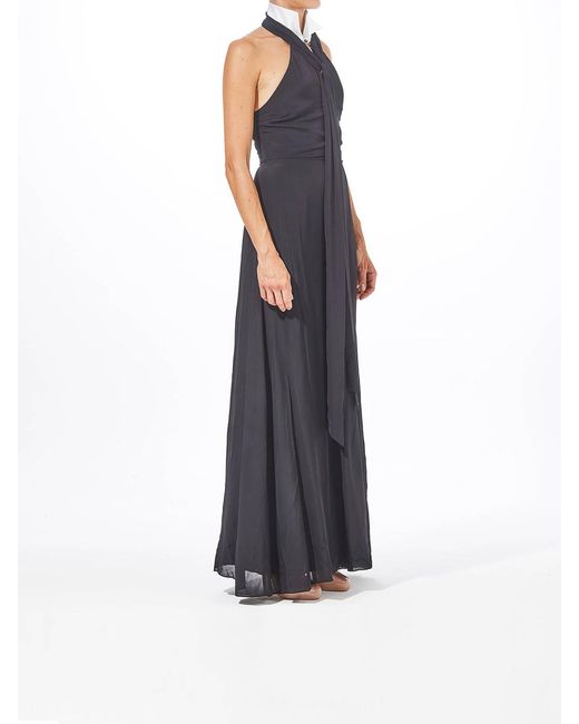 Karl Lagerfeld Blue Archive Long Dress