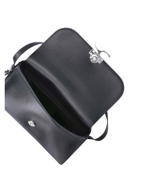 Courreges Black Icotype Shoulder Bag