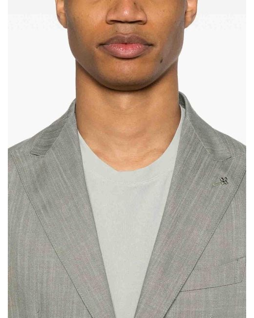 Tagliatore Gray Jacket for men