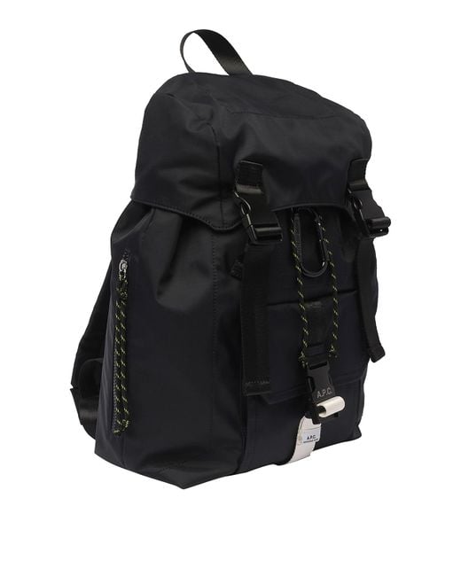 A.P.C. Black Backpacks for men