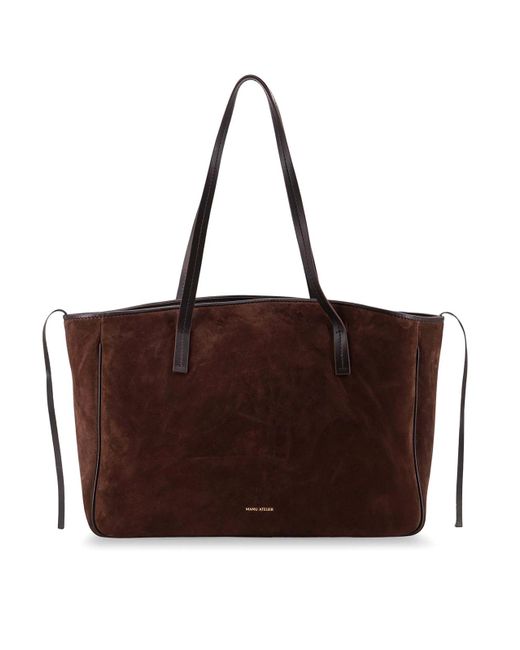 MANU Atelier Brown Shoulder Bag Xl Du Jour