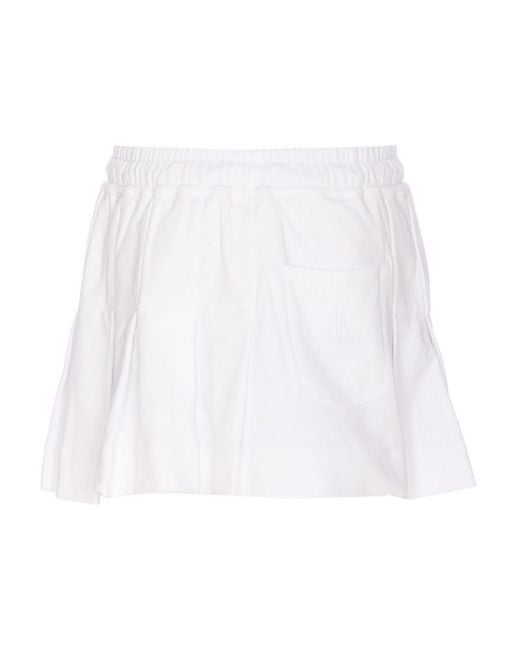 Vivienne Westwood White Cheerleader Skirt