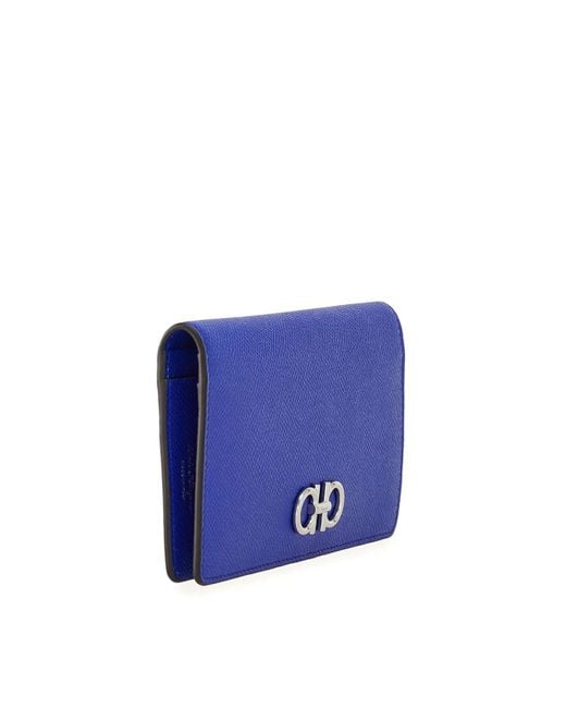 Ferragamo 2025 wallet blue