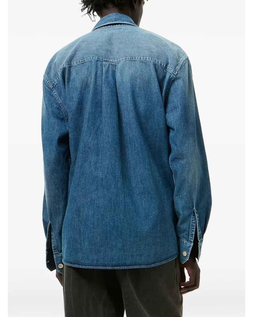 Our Legacy Blue Above Relaxed Shirt for men