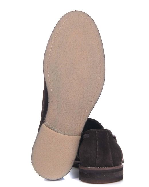 JEROLD WILTON Black Suede Loafers for men