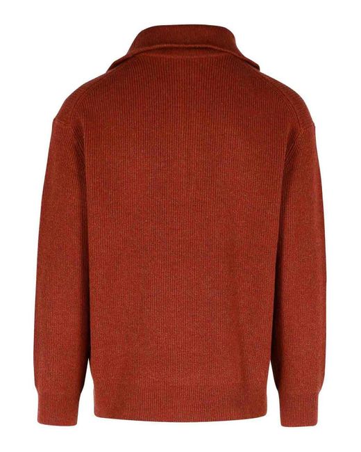 J.W. Anderson Red Polyamide Blend Sweater for men