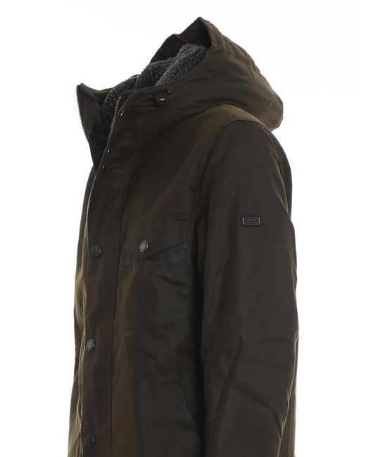 Barbour Black Kevlar Short Jacket for men