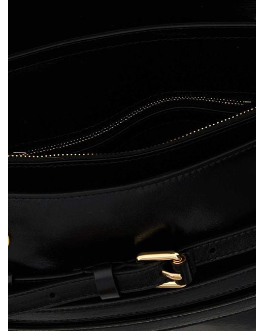 Moschino Black Tie Me Crossbody Bag