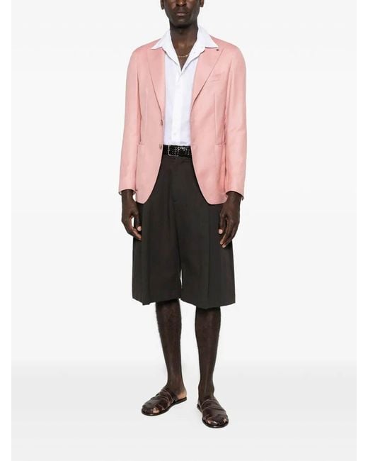 Tagliatore Pink 'Vesuvio' Jacket for men