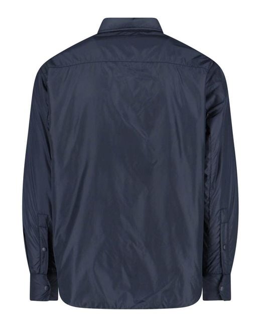 Aspesi Blue Nylon Shirt for men