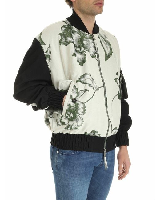 Vivienne Westwood Gray Peony Oversize Bomber for men
