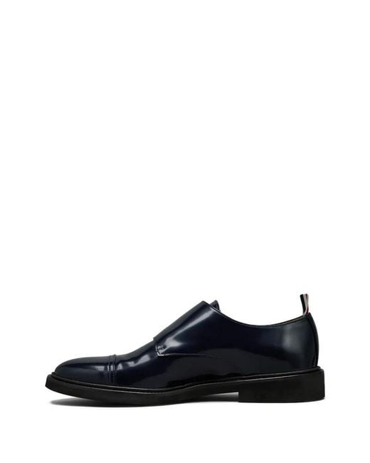 Thom Browne Black Cap Toe Oxford for men