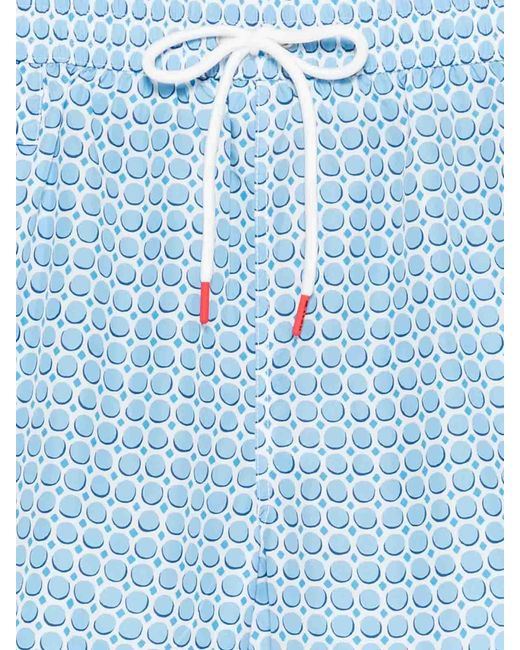 Kiton Blue Swimsuit for men
