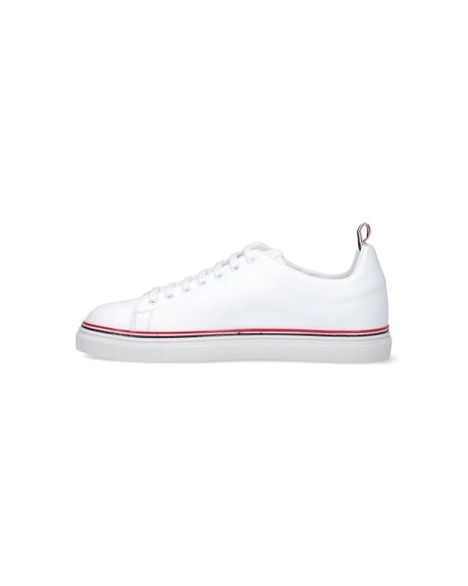 Thom Browne White Detailed Sneakers for men