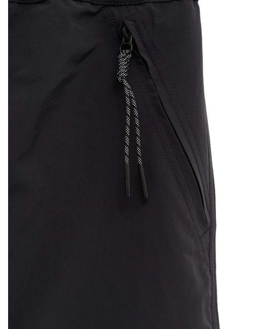 Moncler Black Drawstring Shorts for men