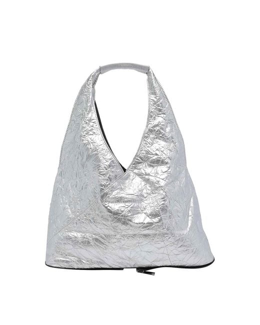 MM6 by Maison Margiela Gray Japanese Shoulder Bag