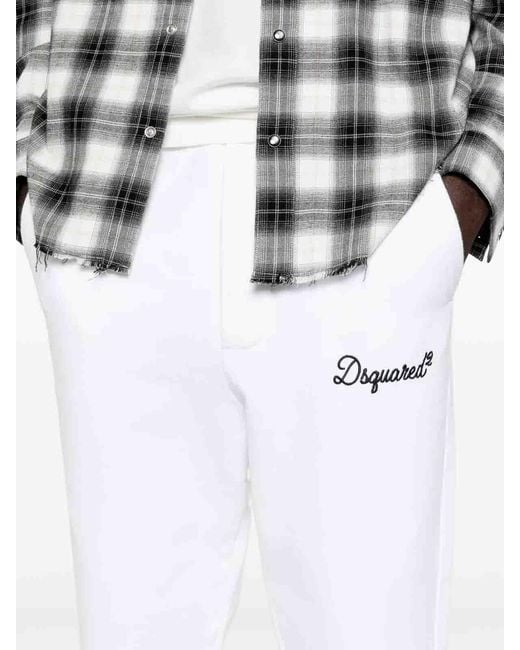 DSquared² White Relax Dean Pants for men