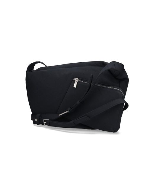 Adererror Black Large Logo Shoulder Bag for men