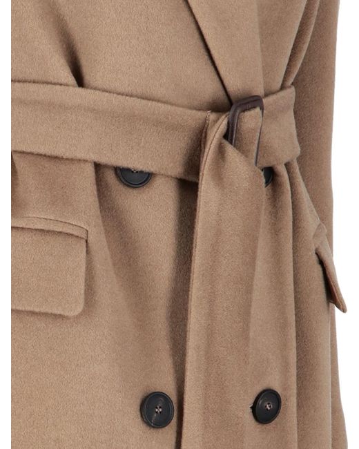 Tagliatore Natural Jole Double Breasted Coat