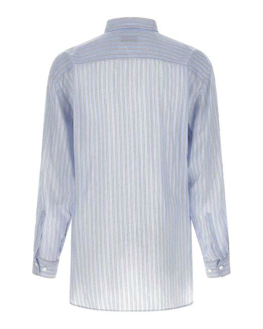 Dries Van Noten Blue Croom Shirt for men