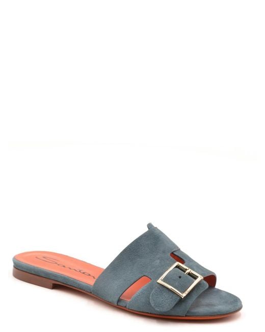 Santoni Blue Sandals