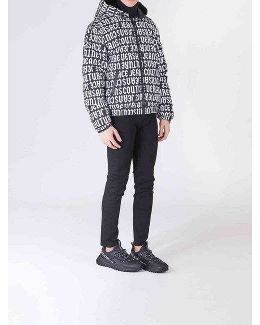 Versace Jeans Couture Black Gothic Logo Jacket for men