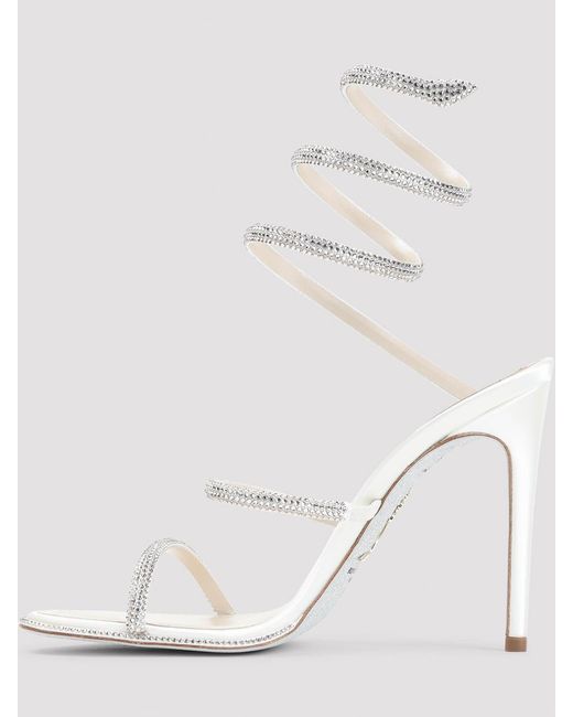 Rene Caovilla White Ren Caovilla Sandals