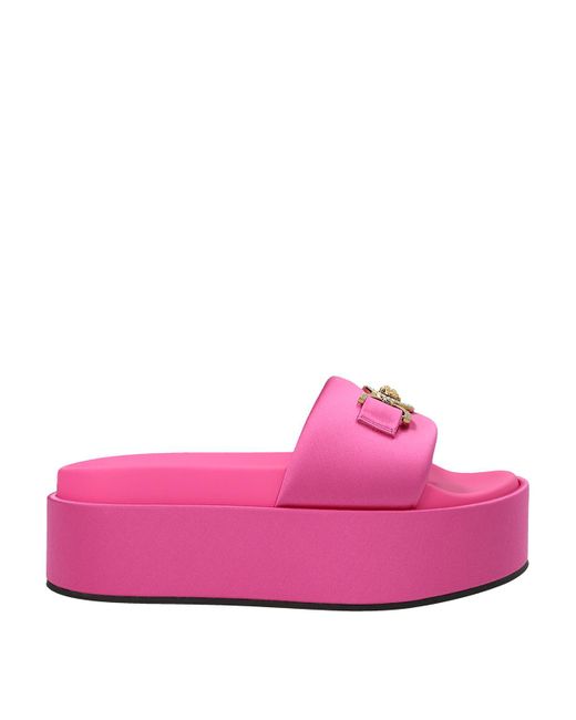 Versace Pink Medusa biggie Sandals