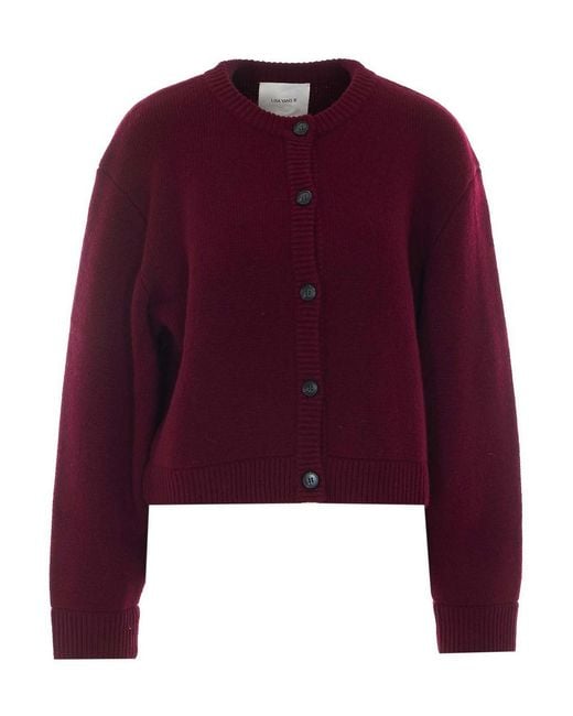 Lisa Yang Purple Bordeaux Emmylou Cardigan