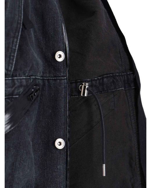 Sacai Blue Giacca for men