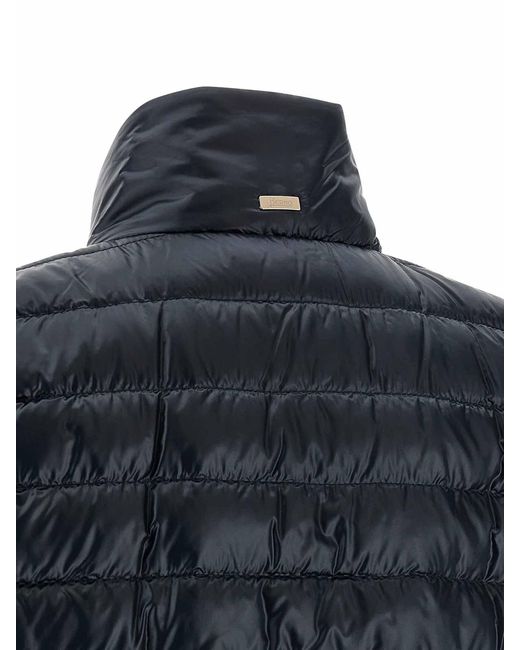 Herno Blue Cape Down Jacket