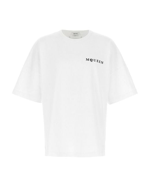 McQueen White 'Mcqueen' T-Shirt for men