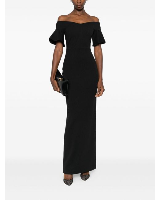 Solace London Black Cielo Dress