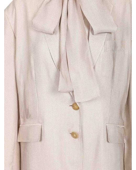 Acne Natural Single-Breasted Jacket