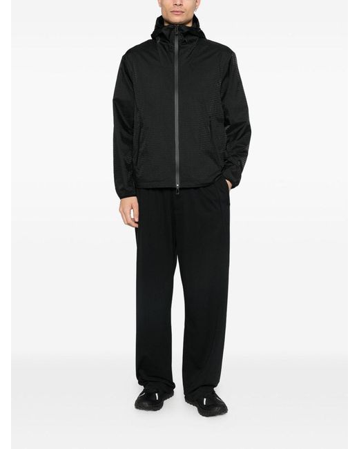 Emporio Armani Black Nylon Blouson Jacket for men