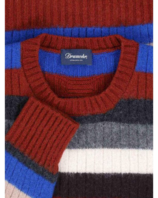 Drumohr Red Crewneck for men